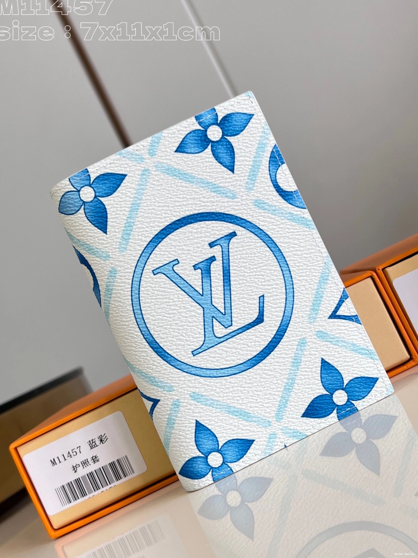 Affordable Organizer-7.5*11.1*1 VUITTON LOUIS cm Pocket 0724